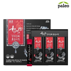 Paleo 팔레오 한생 면역강화 홍삼스틱 10g x 30포 x 1박스 Paleo Hanseung Immune-Boosting Red Ginseng Stick 10g x 30 Packs x 1 Box