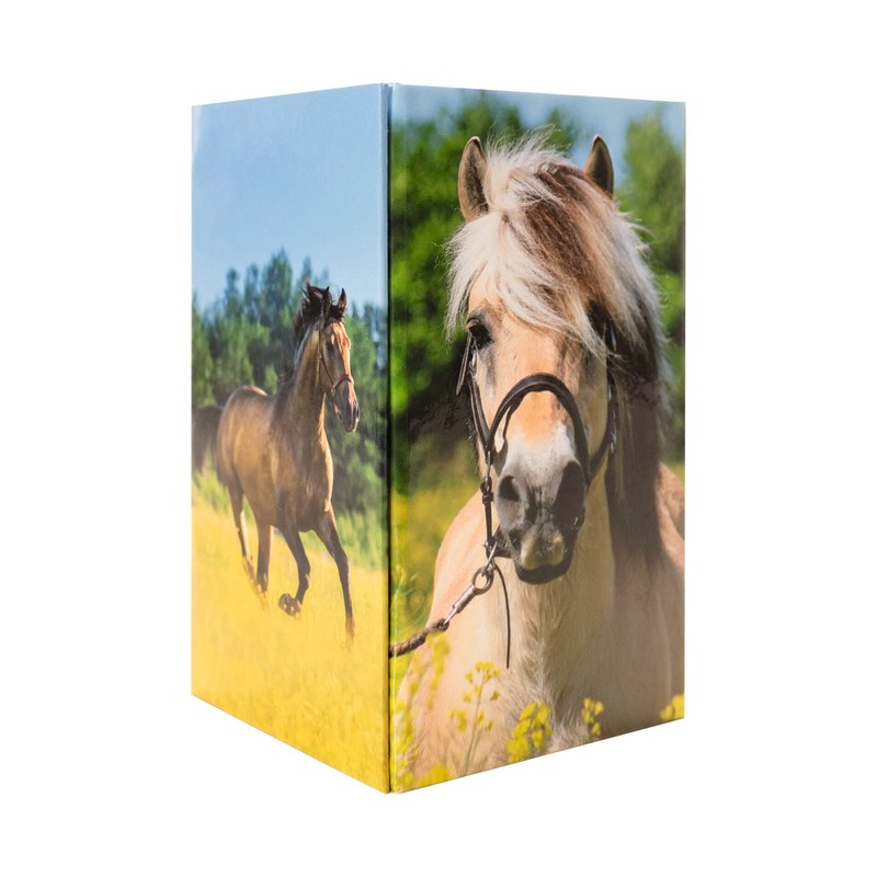 HERMA 19734 Pencil Holder with Horse Motif, Foldable, Sturdy Cardboard,