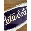 Peterbilt Purple/Silver OEM replacement Peterbilt decal emblem genuine size &