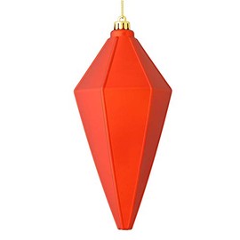 Vickerman 7" Burnished Orange Matte Lantern Christmas Ornament, 4 per Bag
