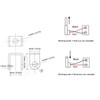 Electric Linear Actuator 40mm Stroke 150N 4mm/s Linear Motion Actuator