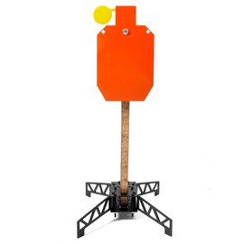 Steel Shooting Targets with Stand, AR500 Steel Hostage Reactive Shooting Target 3/8" Thick with 2x4 Targets Stand