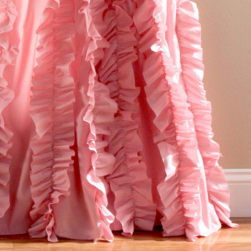 Lush Decor Belle Vintage Chic Window Curtain Panel for Living,