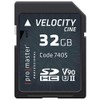 Promaster SDHC 32GB Velocity CINE V90 UHS-II U3 Memory Card