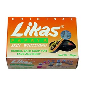 Likas Papaya Skin Whitening Herbal Soap G/X 3pcs rikasu Papaya sukinhowaitoningu ha-baruso-pu G/Pack X 3 