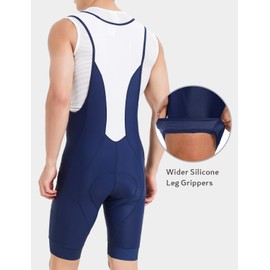 Przewalski Men’s 3D Padded Cycling Bike Bib Shorts, Bicycle Biking Bib Shorts