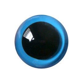 Upstore 50 Pieces Blue Plastic Safety Eyes DIY Sewing Craft Accessories for Doll Bear Cuddly Toys Teddy Doll Making 14 mm / 0.55 Inches