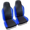 Carseatcover-UK Luxury Black & Blue Car Seat Covers Protectors -