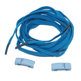 UBUYI 3 Pairs of Laces Without Tying Children and Adults, Laces Quick Release, Elastic Shoelaces, 110 cm Length, Magnetic Shoelaces, navy blue