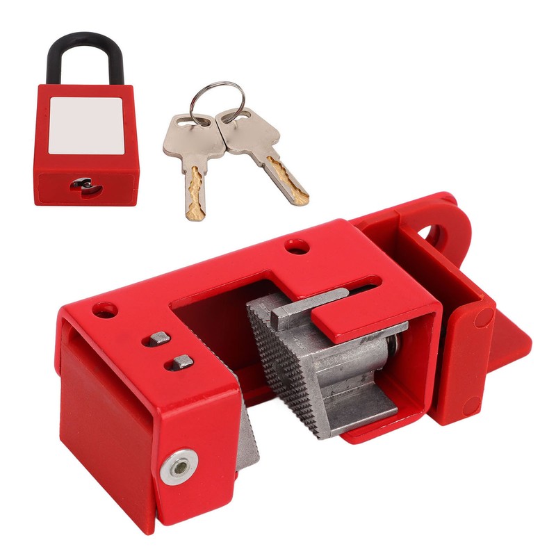 Circuit Breaker Lock Set Aluminum Alloy Anti Corrosion Electrical Safety