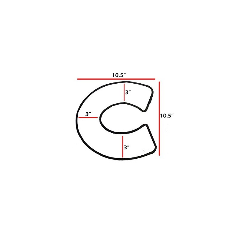 EUROTINS Novelty Shaped Professional Cake Baking PAN/TIN (Horse Shoe)