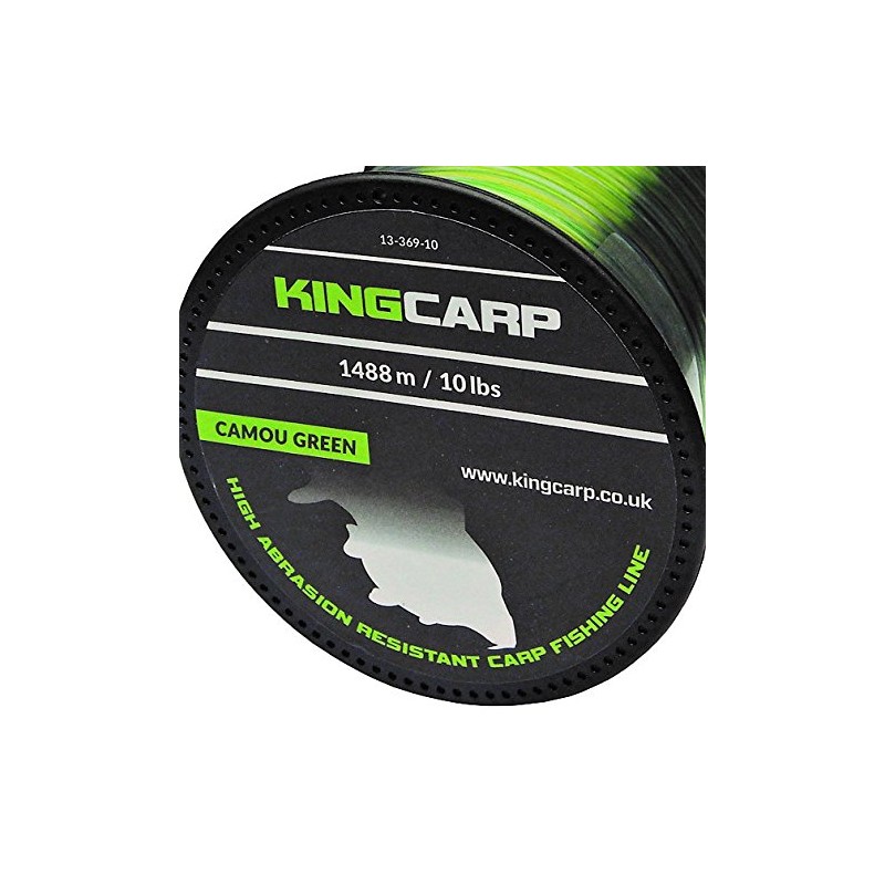 KING CARP - 1/4 lb Spools of CAMOU GREEN Bulk