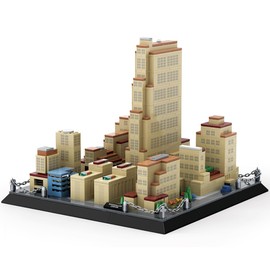 Vyytoz Rockefeller Center New York Building Set (928 Pieces), Architecture Building Blocks Toys, Home Décor Model Gifts for Kids and Adults