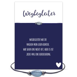 Glücksschmiedin - Gemstone Bracelet Healing Stone with Gold Beads Locally Handmade, Gemstone, Aquamarine