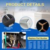279320 14201229 Dryer Terminal Block Kit Compatible with Whirlpool Kenmore