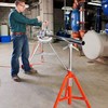 RIDGID 56662 Model VJ-99 V Head High Pipe Stand, 12-inch