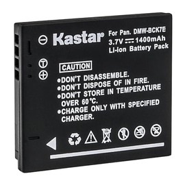 Kastar Battery 1x for Panasonic DMW-BCK7E DMW-BCK7, Lumix DMC-FH2 FH4 FH5 FH6 FH25 FH27 FP5 FH7 FS16 FS18 FS22 FS28 FS35 FS37 FS40 FS45 FT20 FT25 FX77 FX78 FX80 FX90 S1 S2 S3 S5 SZ1 SZ5 SZ7 TS20 SZ25