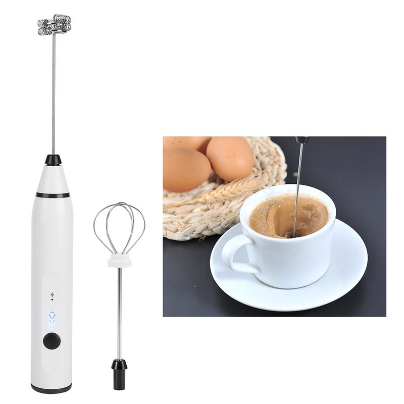 Small Electric Whisk Handheld Mini Foamer for Coffee Latte Hot