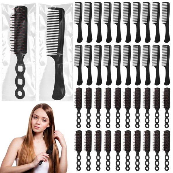 Hair Brushes, 48 Pcs Bulk Hair Brushes and Combs for