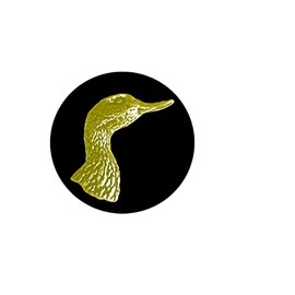 c41 Duck CHROME GOLD COLOURED English Pewter on an Air Freshener fits on a Vent Clip Kit Decoration