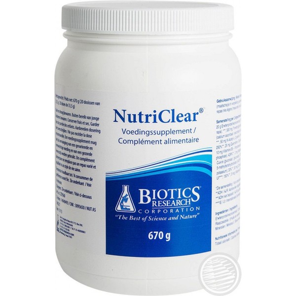 Energetica Natura NutriClear Biotics 670g - Poudre