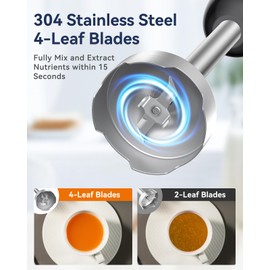 Immersion Blender Handheld 1000W 5 in 1 Corded Stick Hand Blender Kitchen with 12 Speed, BPA-Free, Mixing Beaker, Chopper, Whisk, Milk Frother, Perfect Emulsifier for Soup, Baby Food, Sauce, Puree