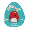 Squishmallows Original 7.5 Inch Dolan the Red Dino