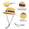 Clakllie Cotton Sun Hat for Men Women Wide Brim Foldable
