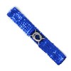 Small Slim Sequin Ladies Navy Belt Blue Length/Width 62 x