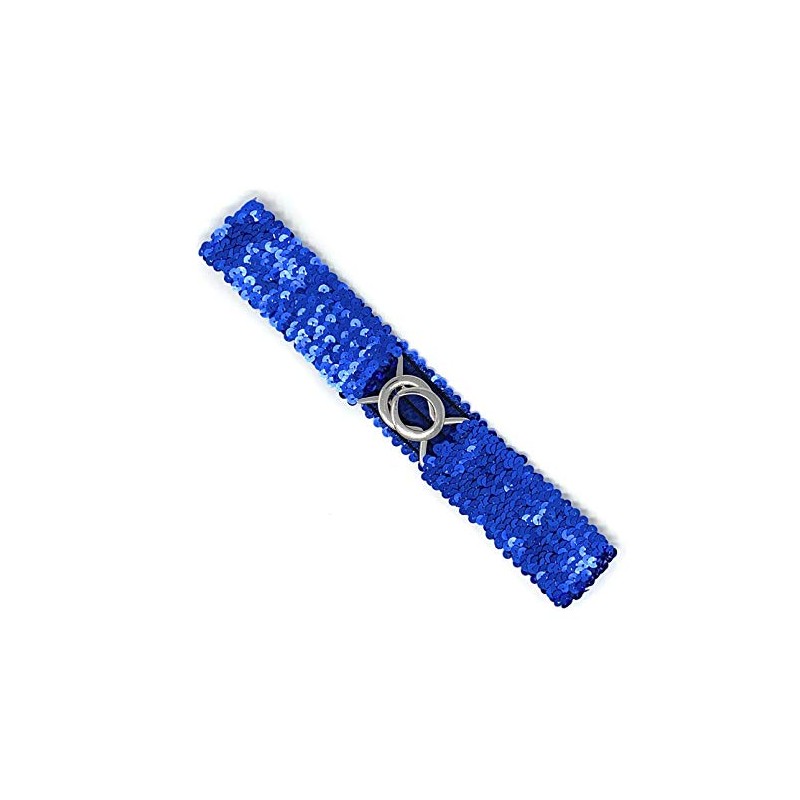 Small Slim Sequin Ladies Navy Belt Blue Length/Width 62 x