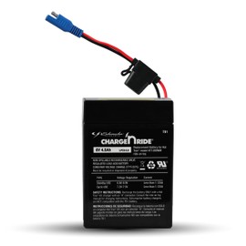 Schumacher Electric 6V Battery for Ride On Toys - 4.5 AH - with Replaceable Fuse - 6 Volt Rechargeable Battery for Kid Trax KT1269WM & Other Vehicles with B Connector - Safe & Easy to Use