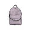 Victoria's Secret Nylon V-quilt studs City Backpack Gray NWT