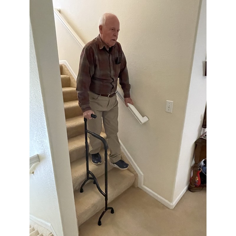 Rock Steady Cane Stair Assist Cane – Less Effort Going