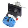 Shengbowi Key Switch Rotary Switch Universal Changeover Switch for Switching