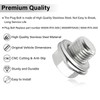 90009-R70-A00 Plug Bolt, Oil Drain Plugs with Gasket, Compatible with