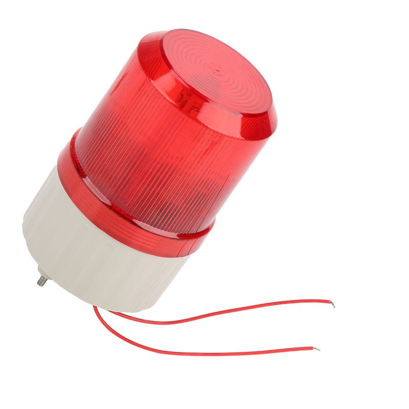 220V Red LED Warning Lights Acousto optic Alarm System Rotating