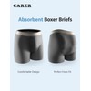 Carer 3 Pcs Cotton Incontinence Pants for Men with Absorbent