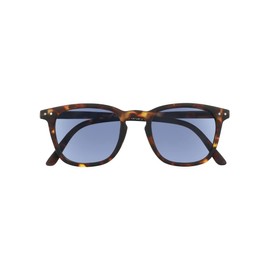 SILAC - Sol Turtle Rubber 7550 - Unisex Sunglasses with Prescription - Rectangular Lenses - Sun Reader with Retro Style Tortoiseshell Frame - UV400 Protection - For Men and Women - Brown, Turtle