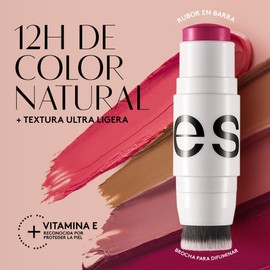 ésika - Rubor en Barra Color Stick PRO para Mayor Luminosidad 7g. - Rosa Apasionada
