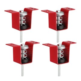 PATIKIL Ceiling Spring Vibration Isolator Hangers, 4 Pack 44lbs Mechanical Vibration Damping Mounts Anti Vibration for A/C Air Processor Bedroom Theater Studio,(HV) Red
