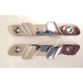 Premier Products Marine Heavy Duty, Bright Polish 316 Stainless Steel 4-3/4" Bow Chocks Pair