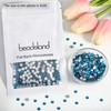Beadsland 2880pcs Flat Back Crystal Rhinestones Round Gems for Nail