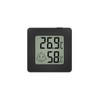 BOMATA Digital Thermometer Hygrometer Comfort Display Standing, Hanging, Stickable Black