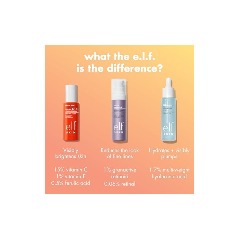 e.l.f. Suero Bright Icon Vitamin C + E + Ferulic