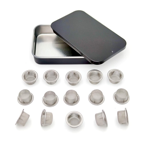 Ruilida 15pcs 1/2 Inch Pipe Screens Premium 304 Stainless Steel,