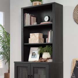 Sauder Tiffin Line Commercial Office Hutch, in a Raven Oak Finish