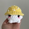 Chonky mushroom crochet handmade amigurumi cute plushie - Color: Yellow