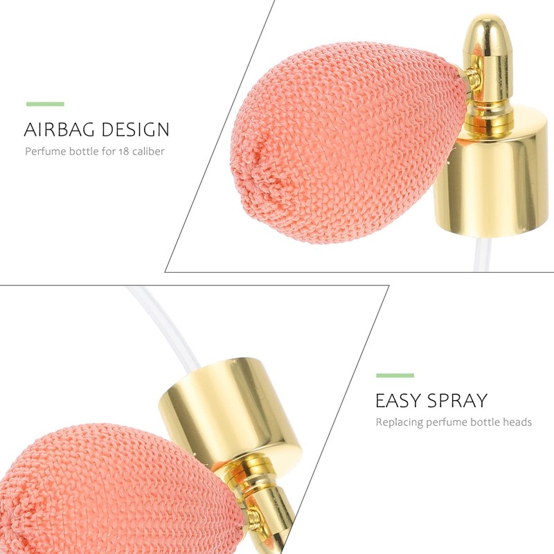 Minkissy Perfume Spray Caps Replacement, Ergonomic Perfume Bottle Sprayer Gasbag