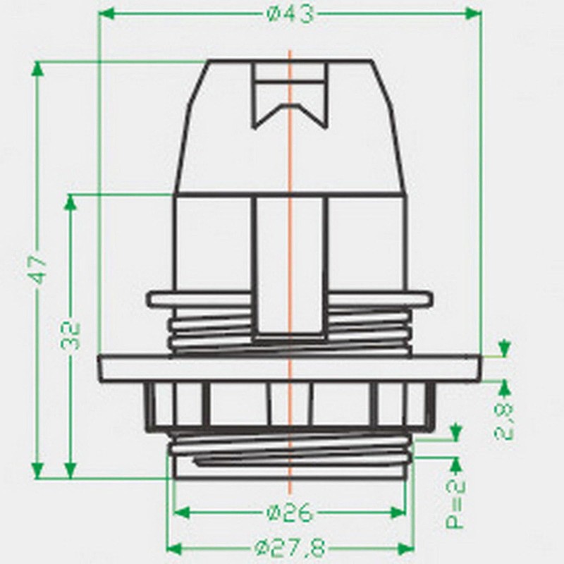 TWDRTDD® Candelabra e12 base Bakelite threaded keyless light lamp socket
