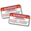 Boating Rules Warning Safety Instruction Funny Sticker Decal Window Bumper